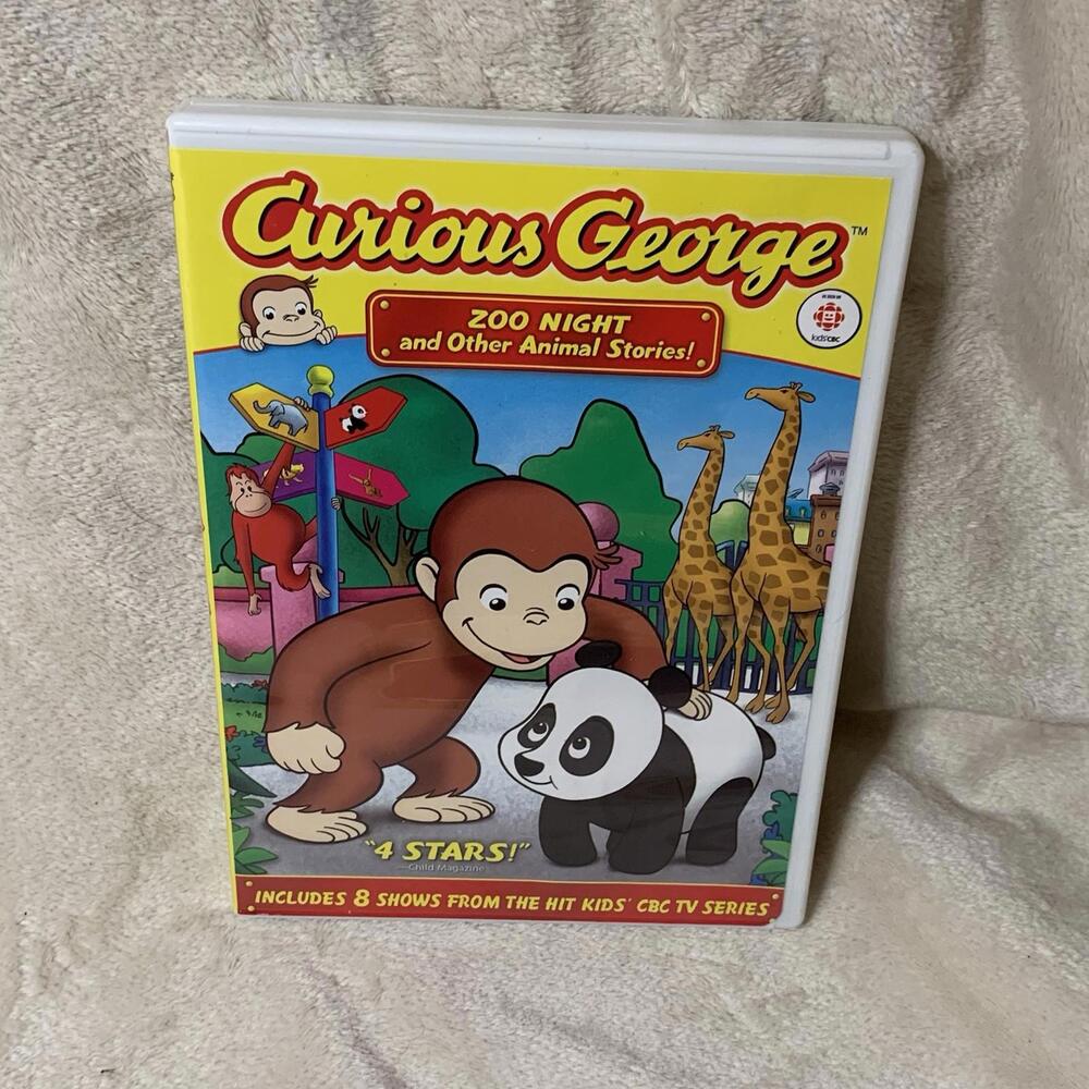 Curious George Zoo Night and Other Animal Stories DVD